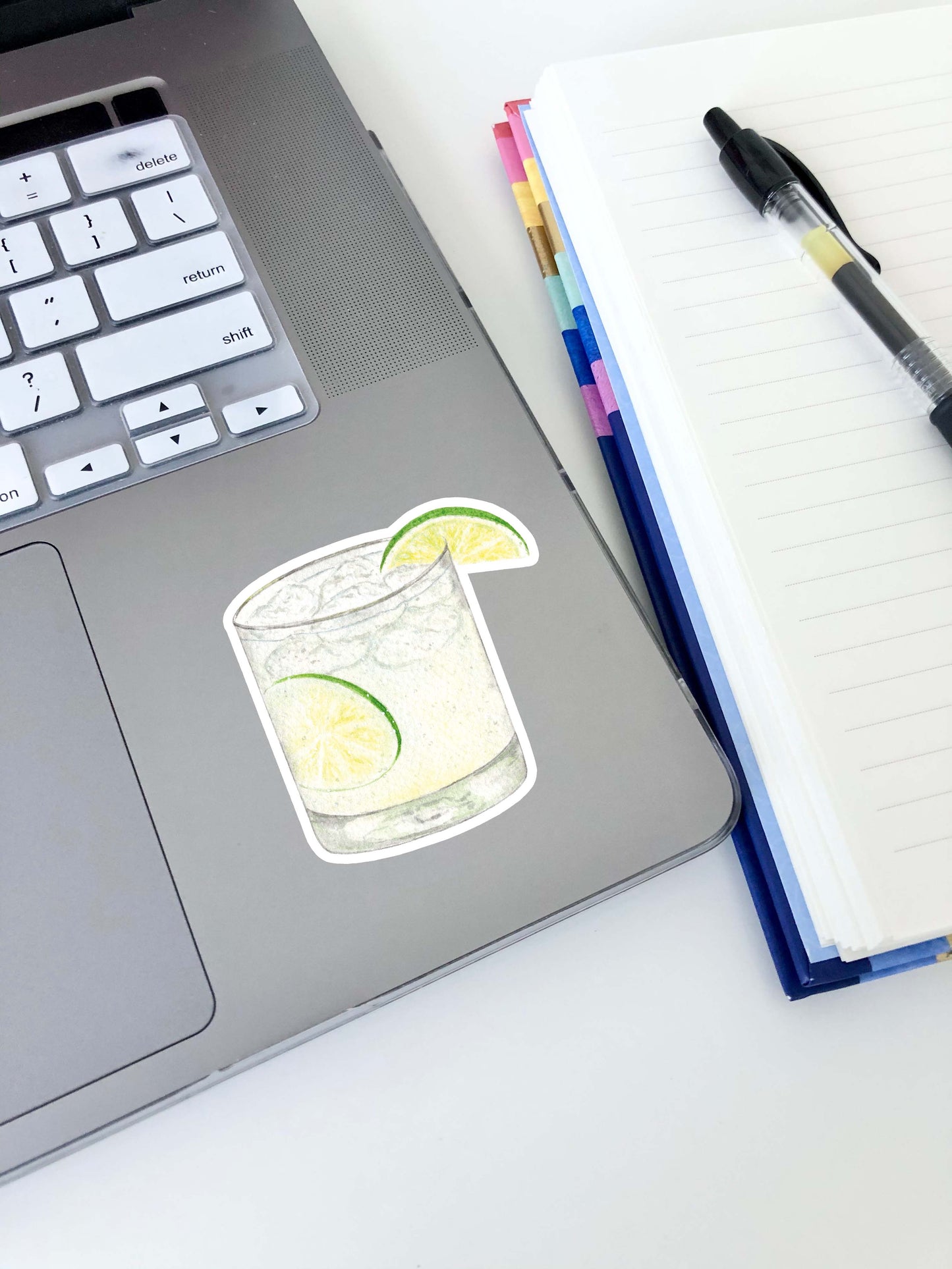 Gin and Soda Sticker 3.2"x1.5"