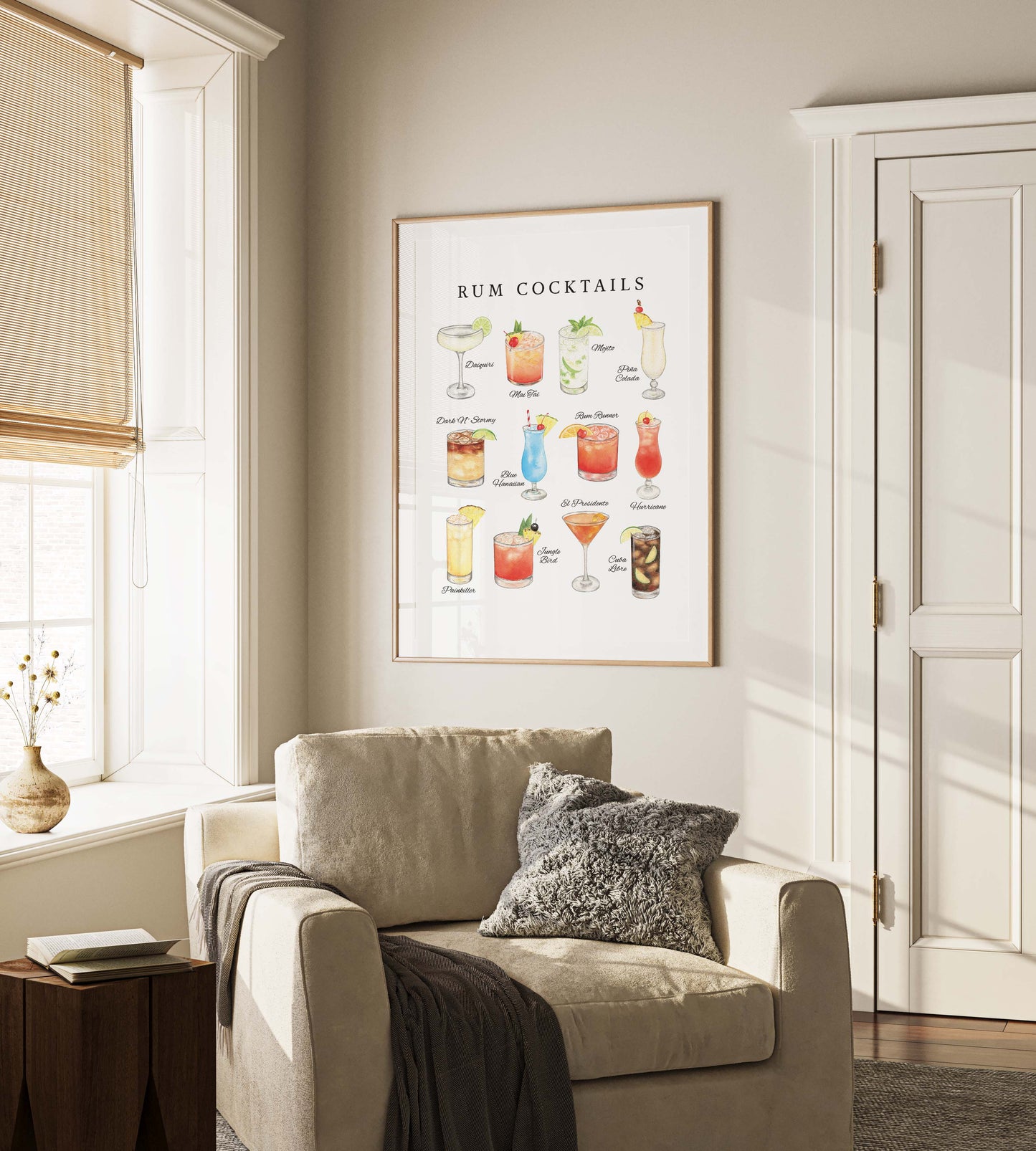Rum Cocktails Print
