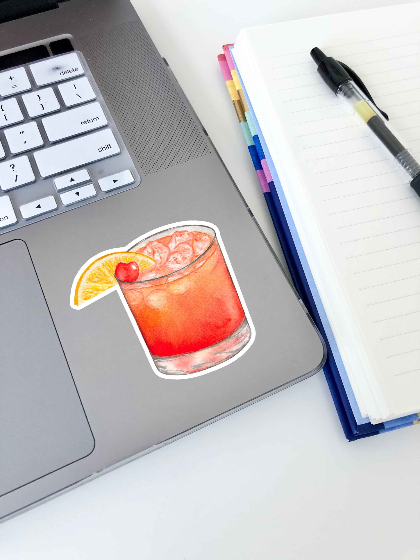 Rum Punch Sticker 2.8"x3"