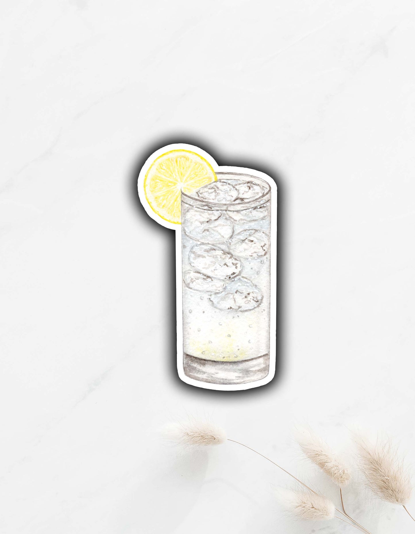 Tom Collins Sticker 3"x1.7"