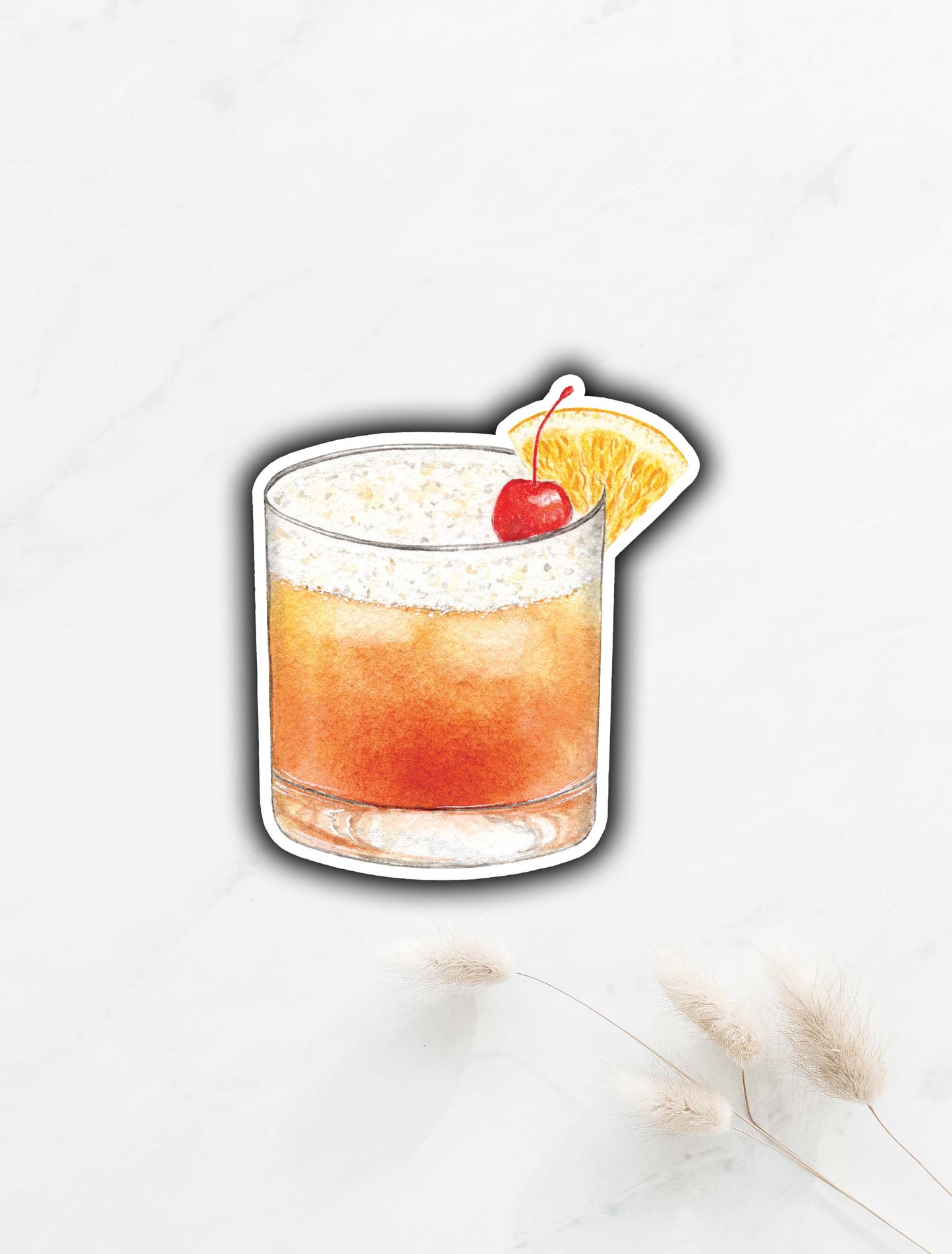 Amaretto Sour Sticker 3"x2.7"