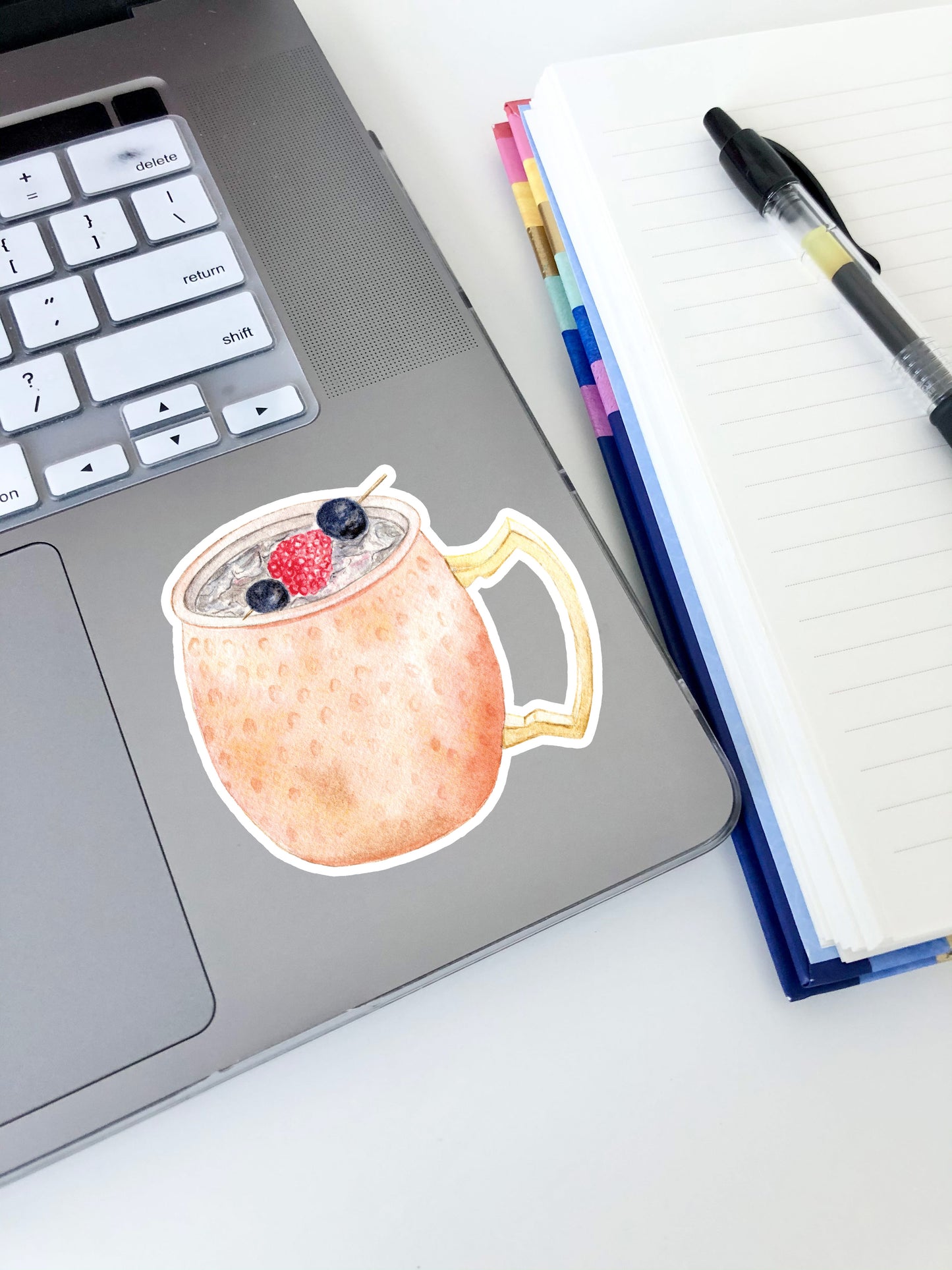 Berry Moscow Mule Sticker 3"x3"