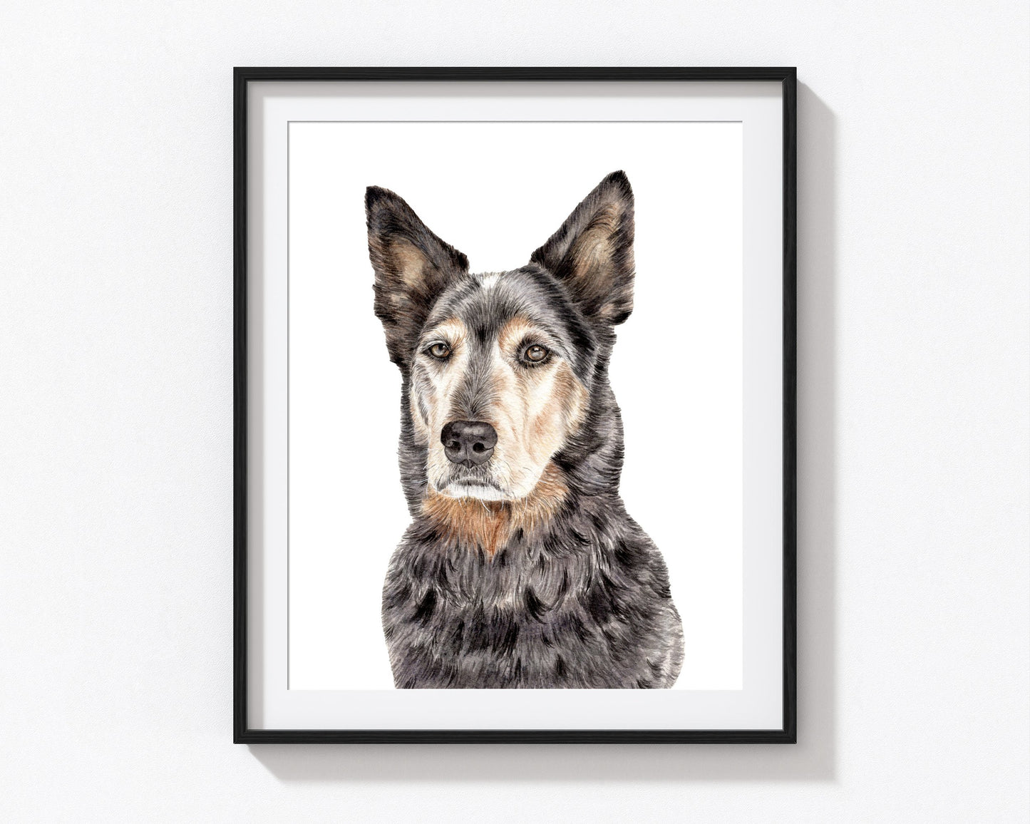 Custom Watercolor Pet Portrait