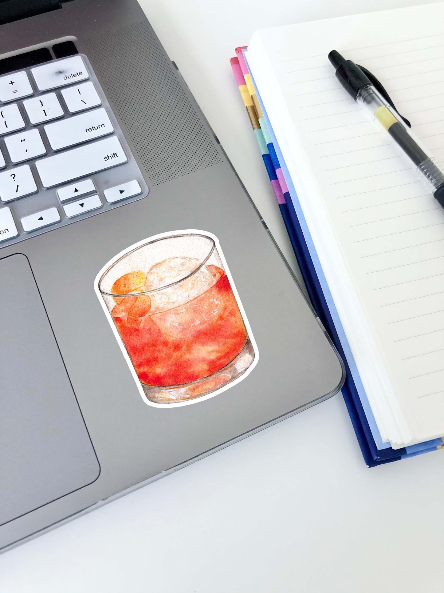 Boulevardier Sticker 3"x2.2