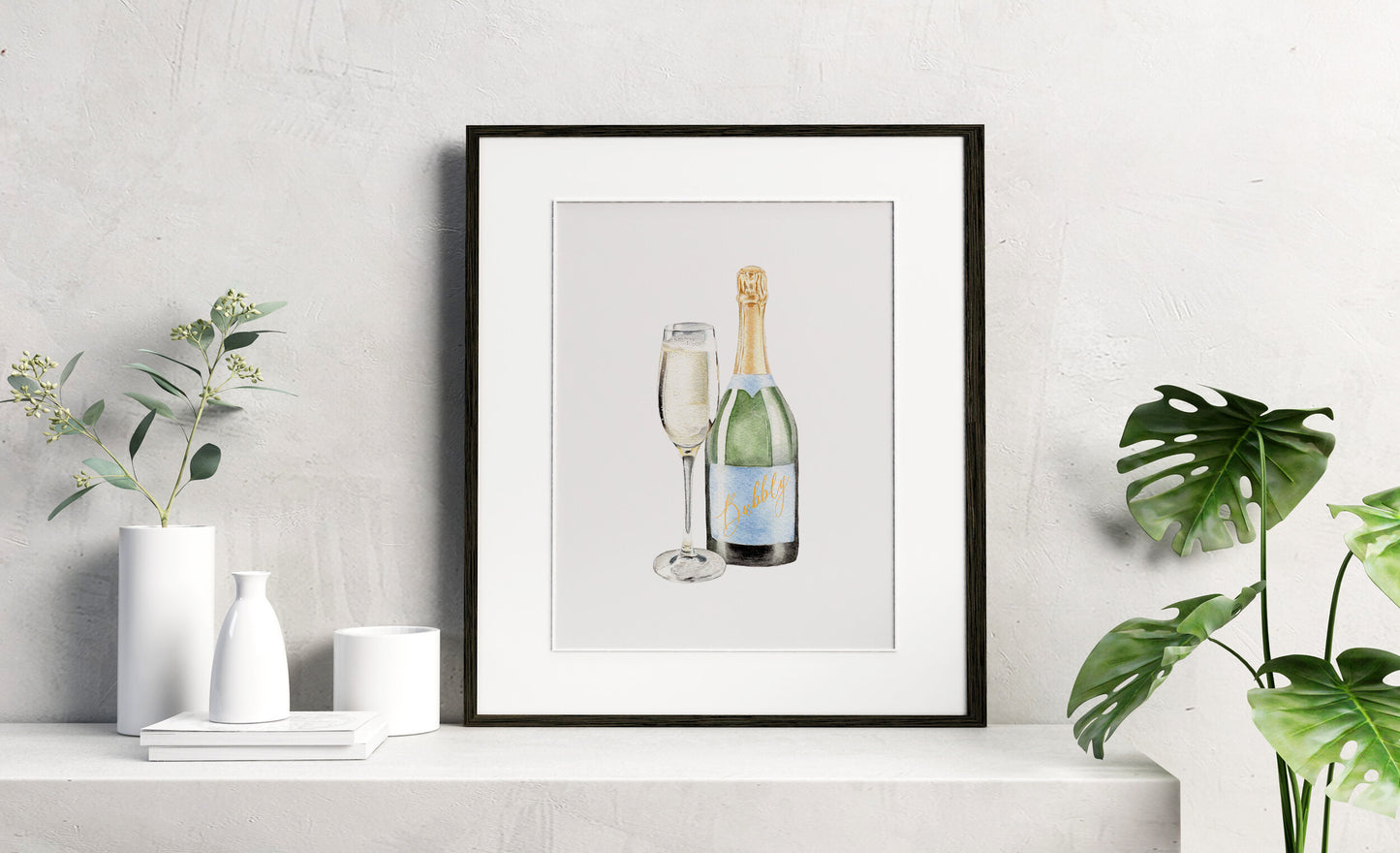 Champagne Art Print