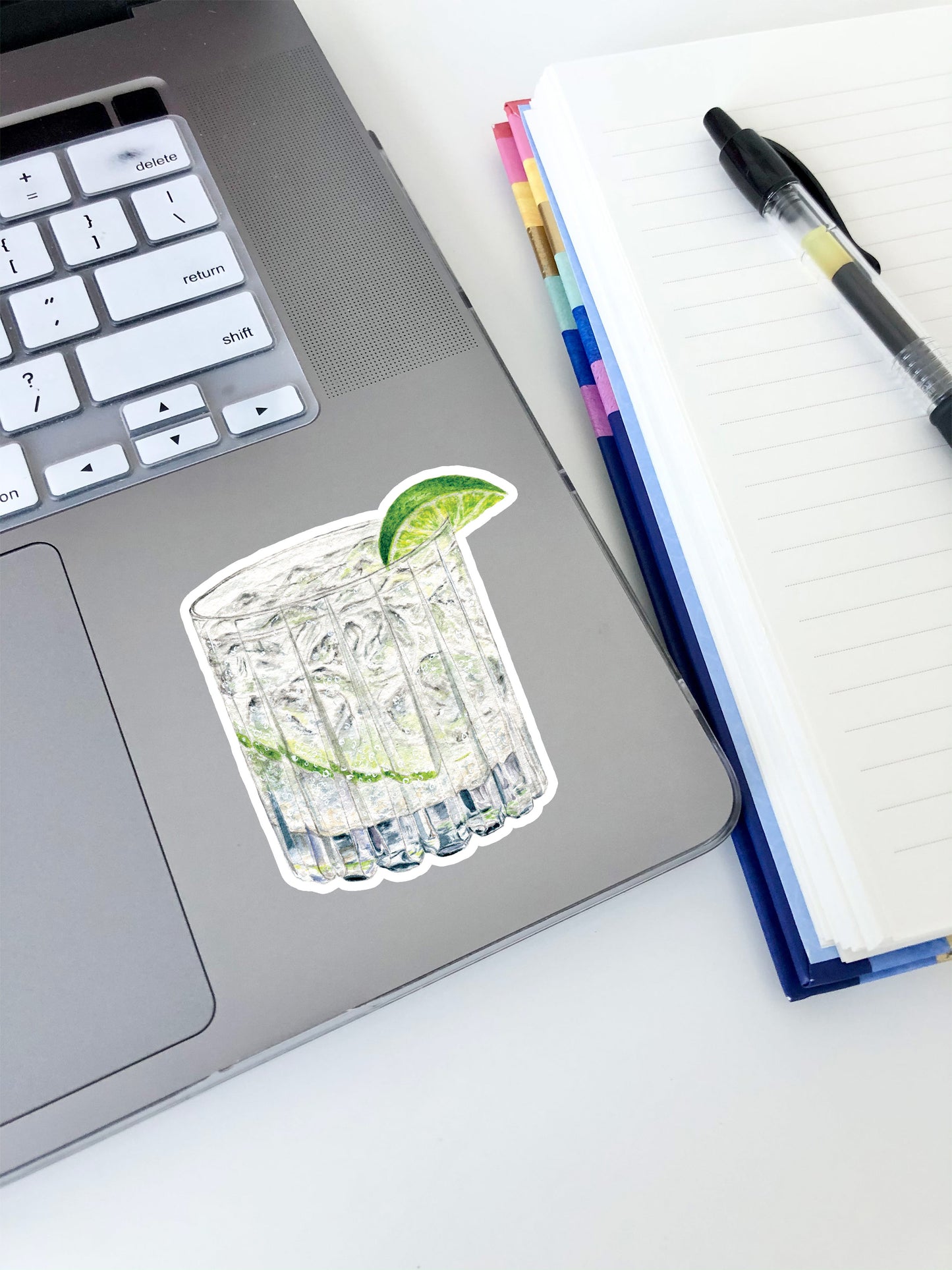 Gin and Tonic Sticker 3"x2.75"