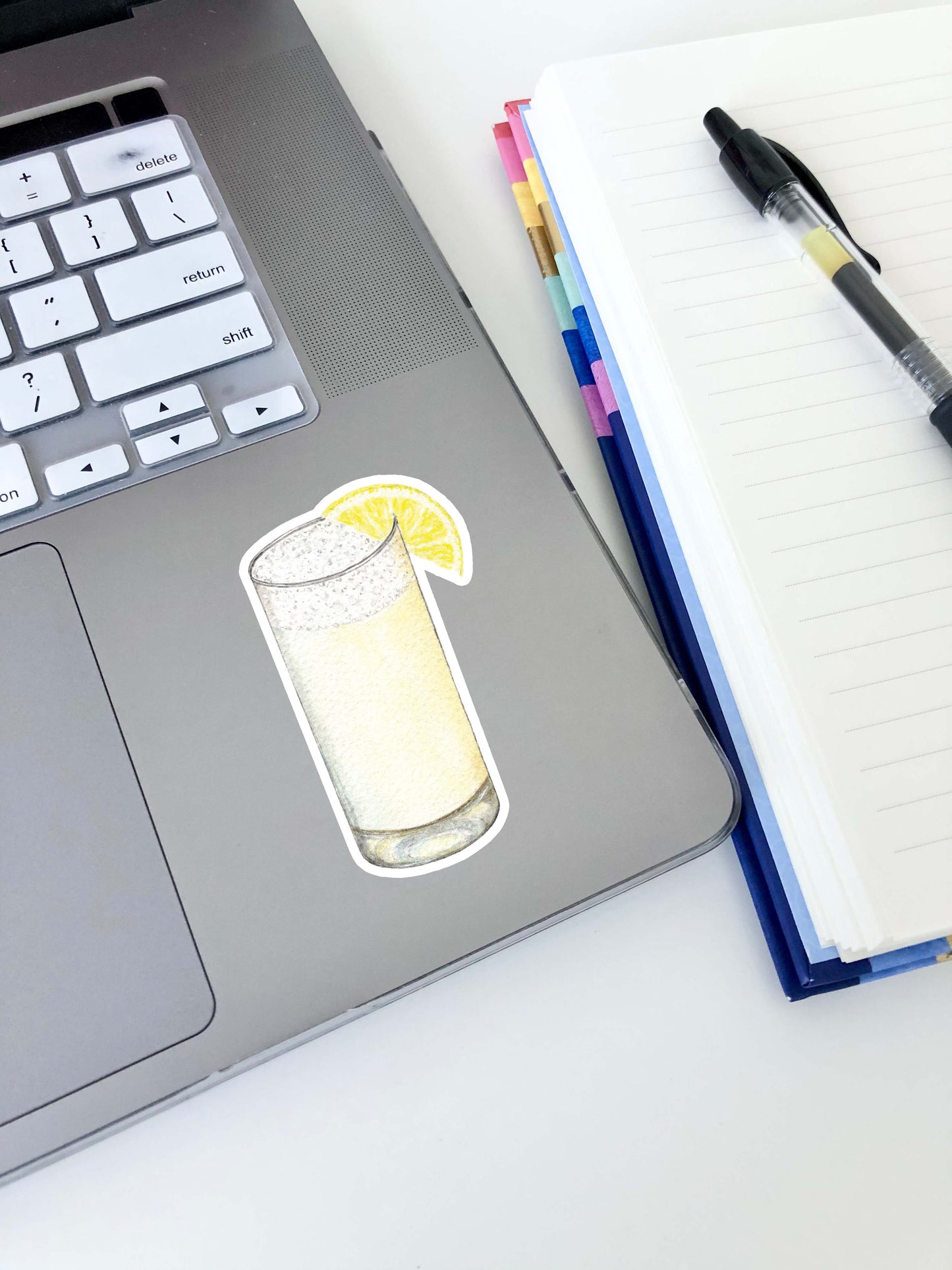 Gin Fizz Sticker 3"x1.8"