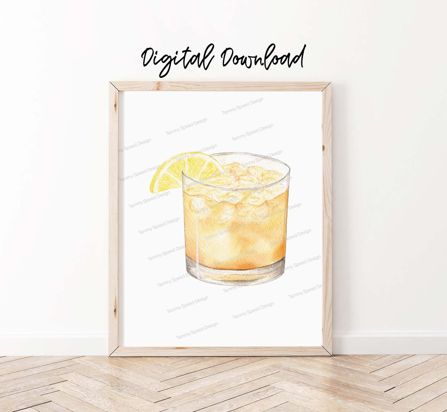 Iced Tea Cocktail Digital Download