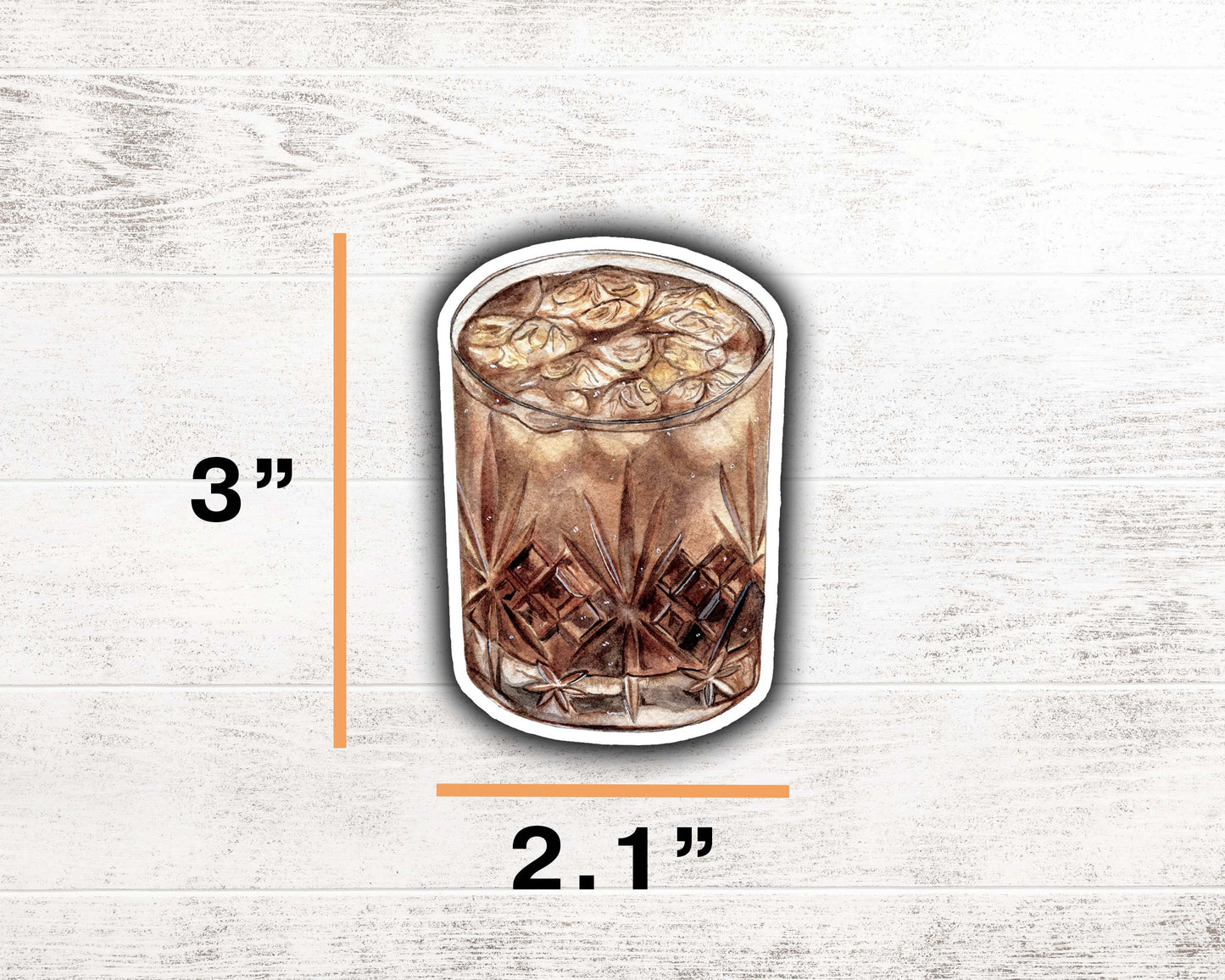 Jack and Coke Sticker 3"x2.1"