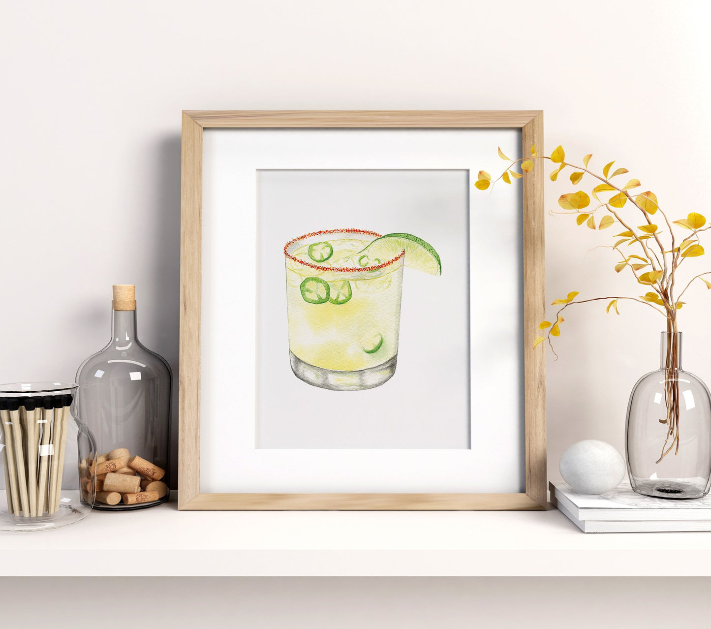 Jalapeño Margarita Art Print