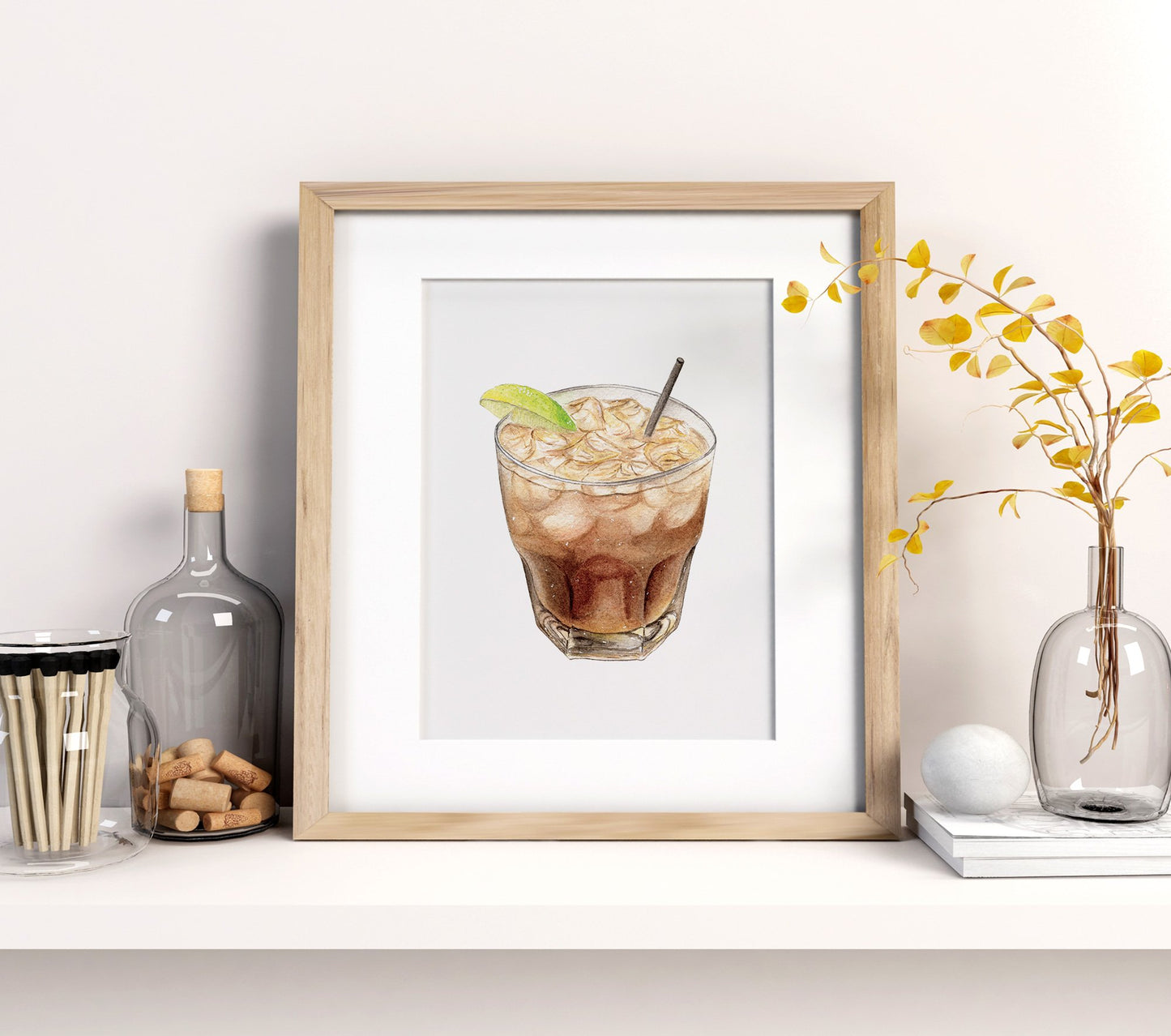 Jameson and Coke Art Print