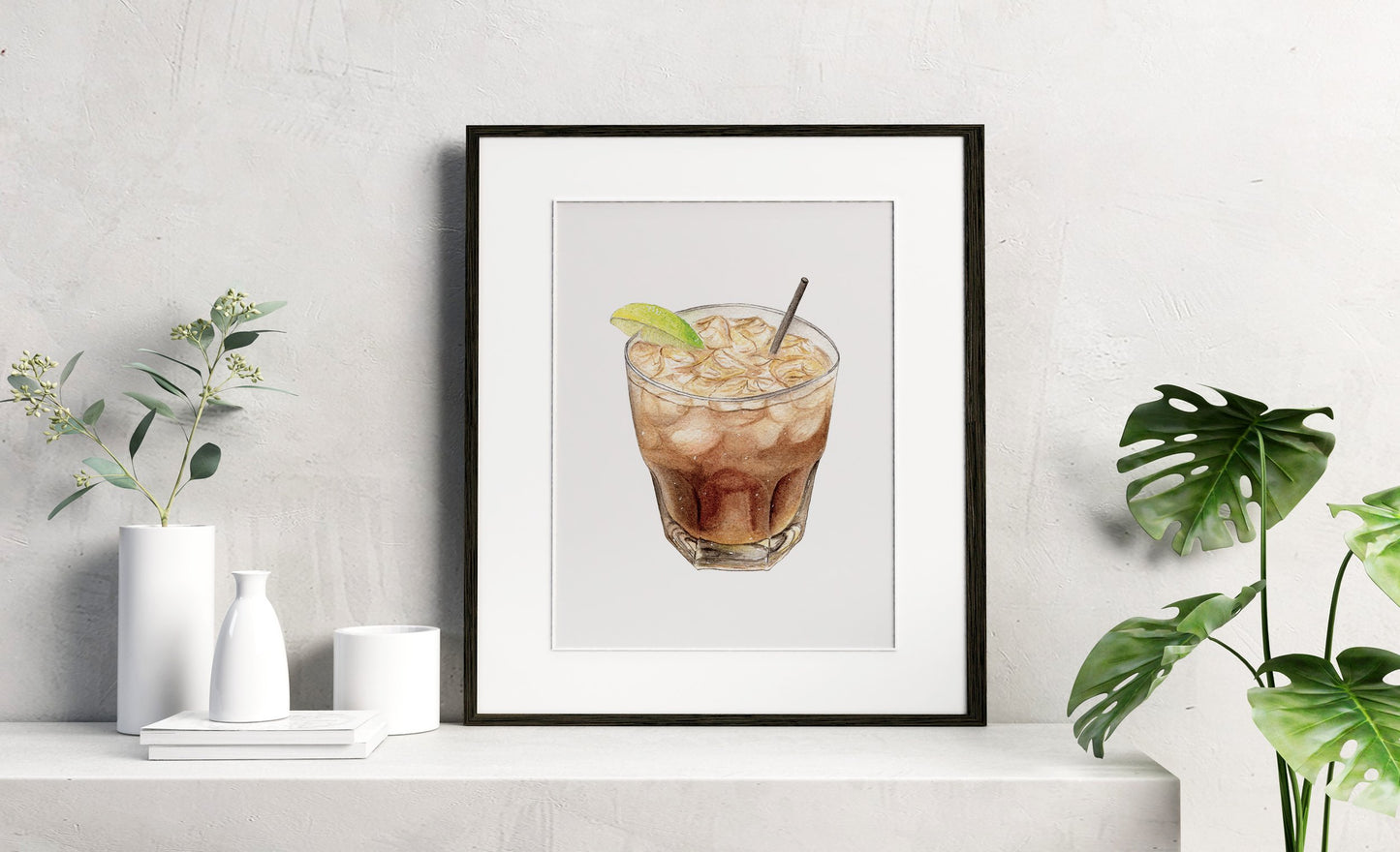 Jameson and Coke Art Print