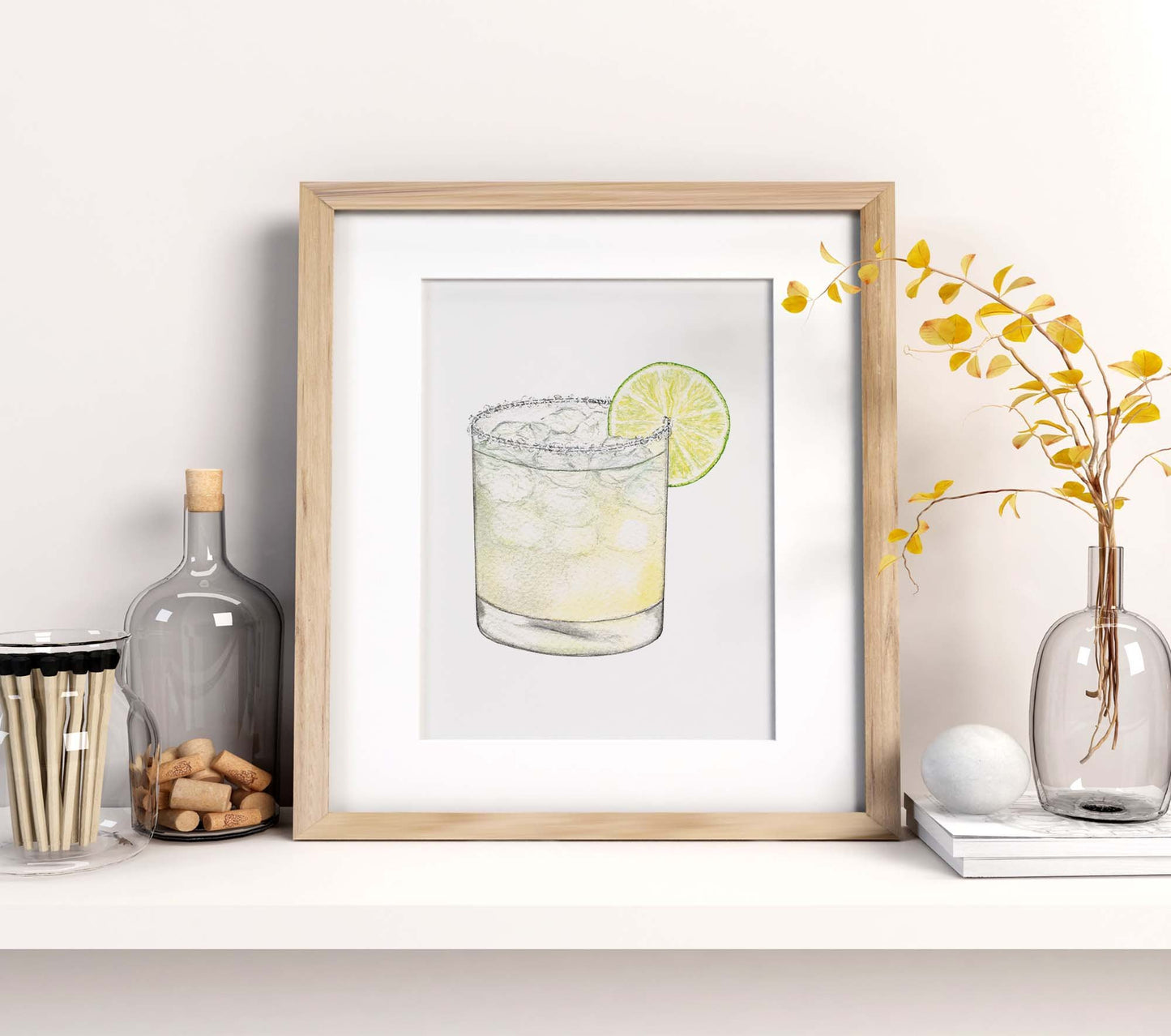 Lime Margarita Art Print