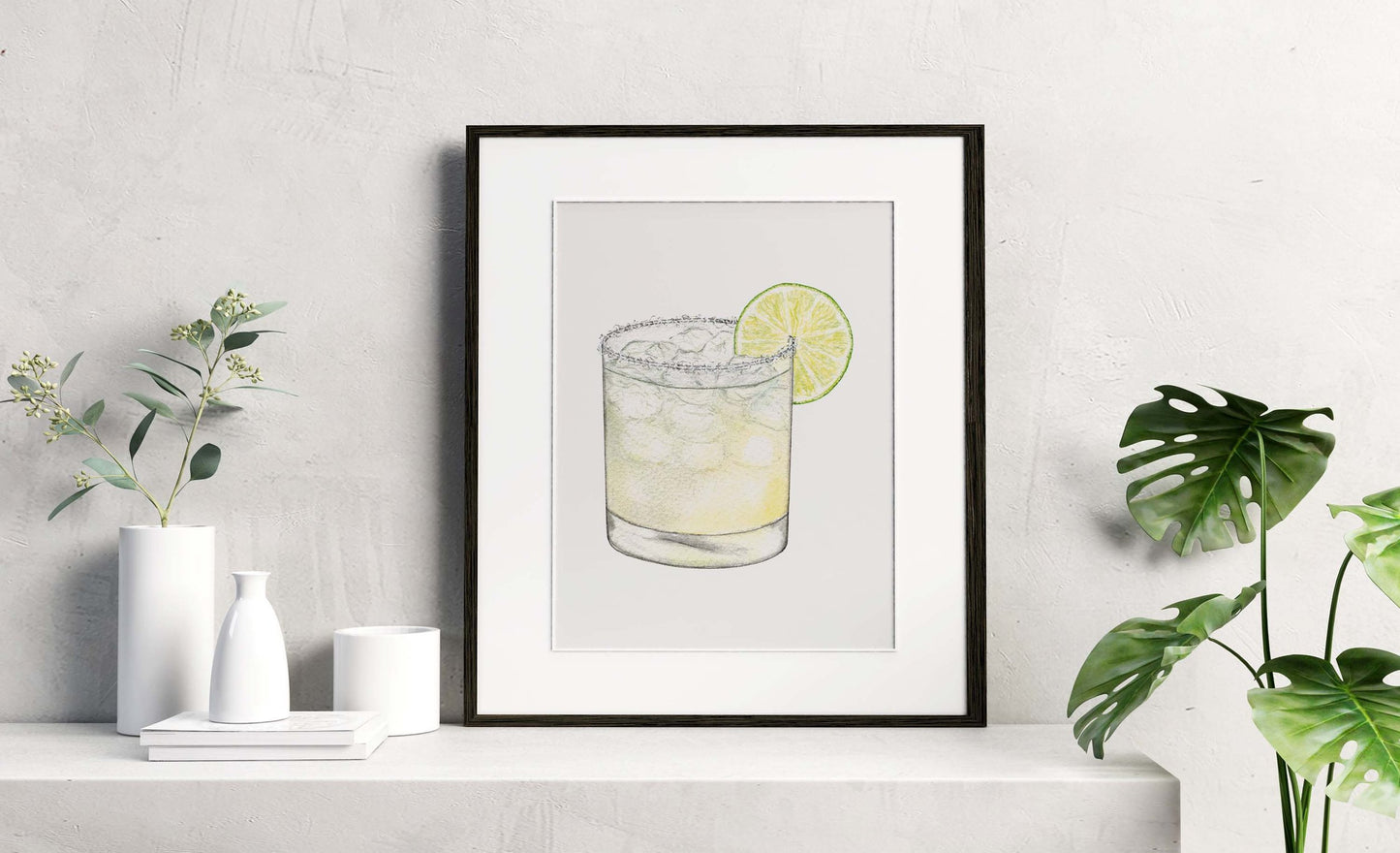 Lime Margarita Art Print