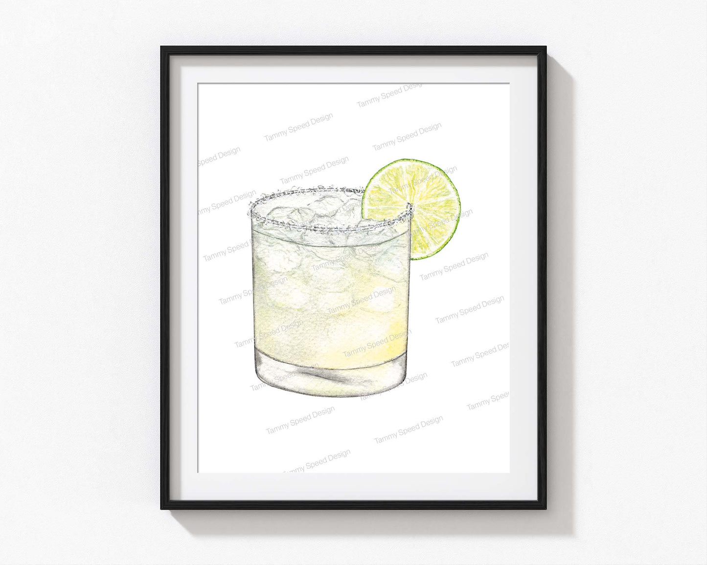 Lime Margarita Art Print