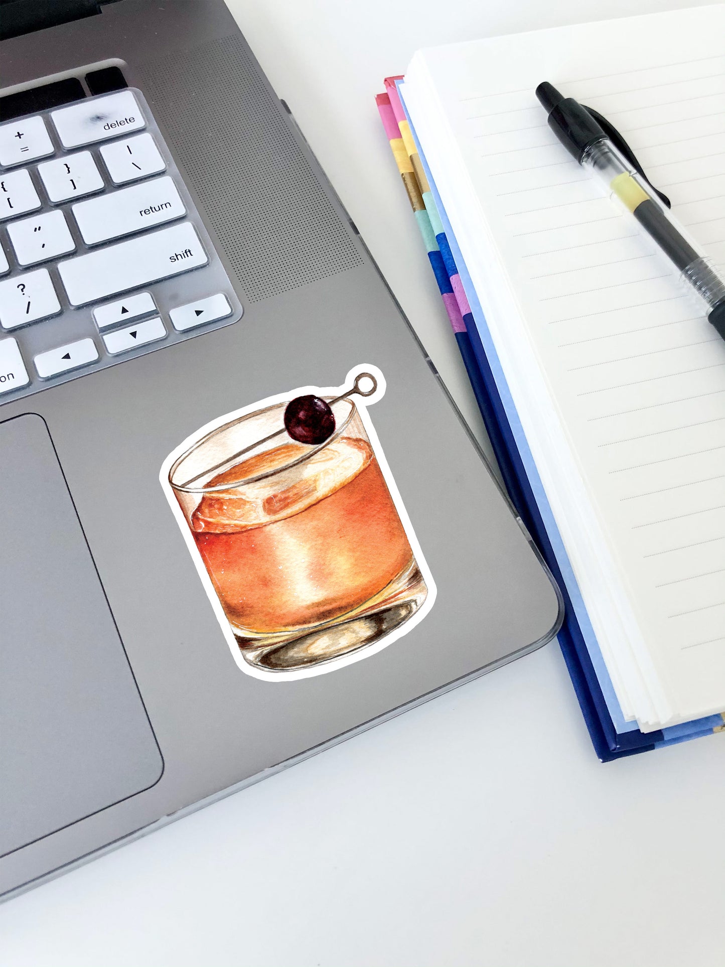 Whiskey on the Rocks Sticker 3"x2.5"