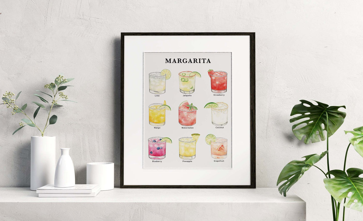 Margarita Flavors Print
