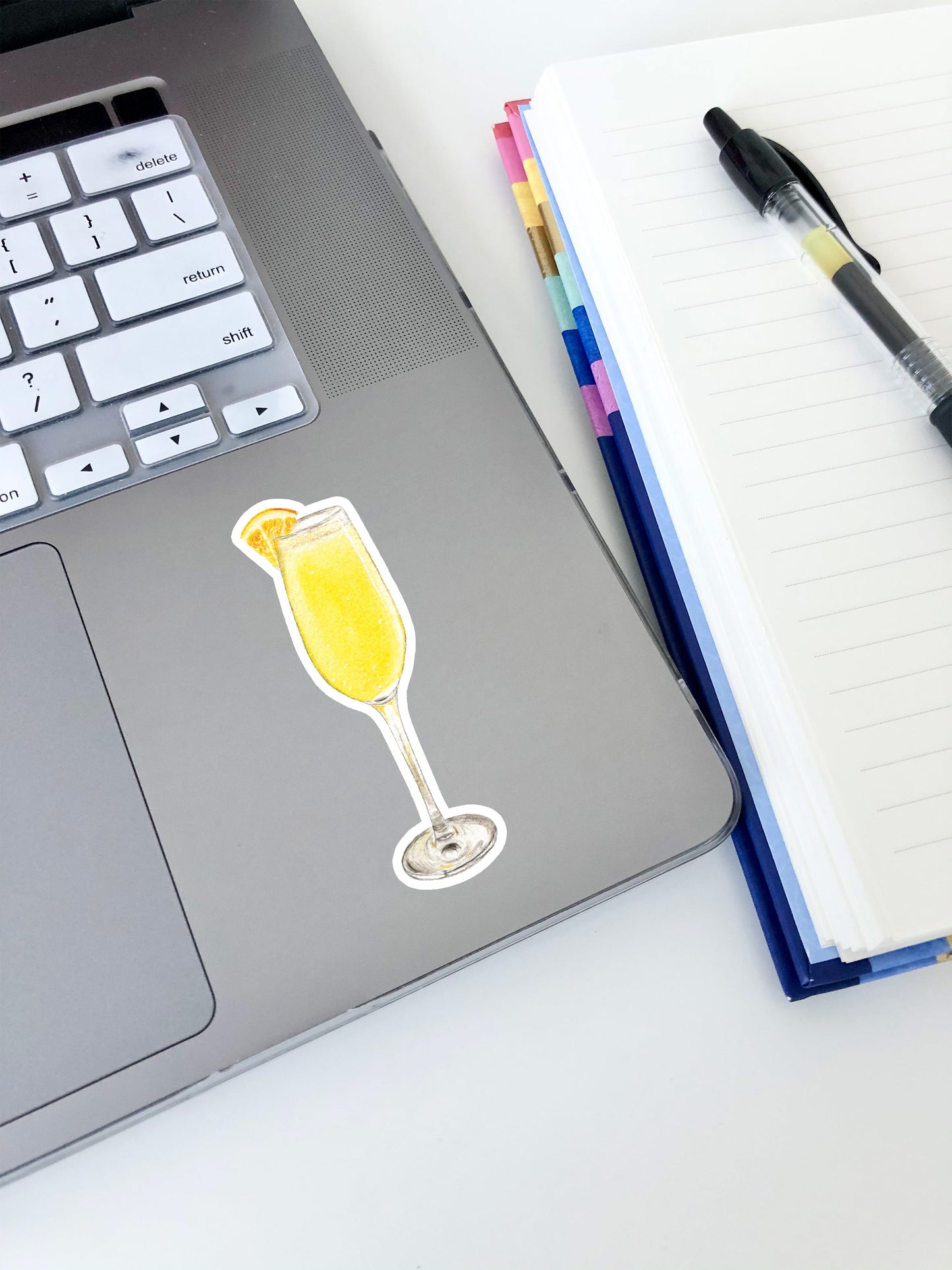 Mimosa Sticker 3.2"x1"