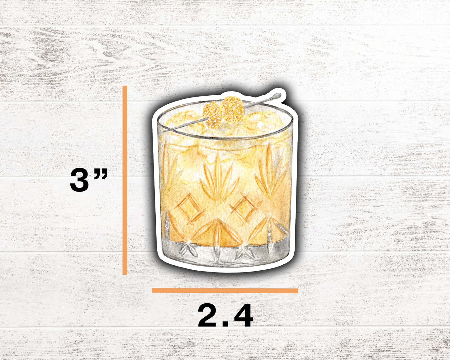 Penicillin Cocktail Sticker 3"x2.4"