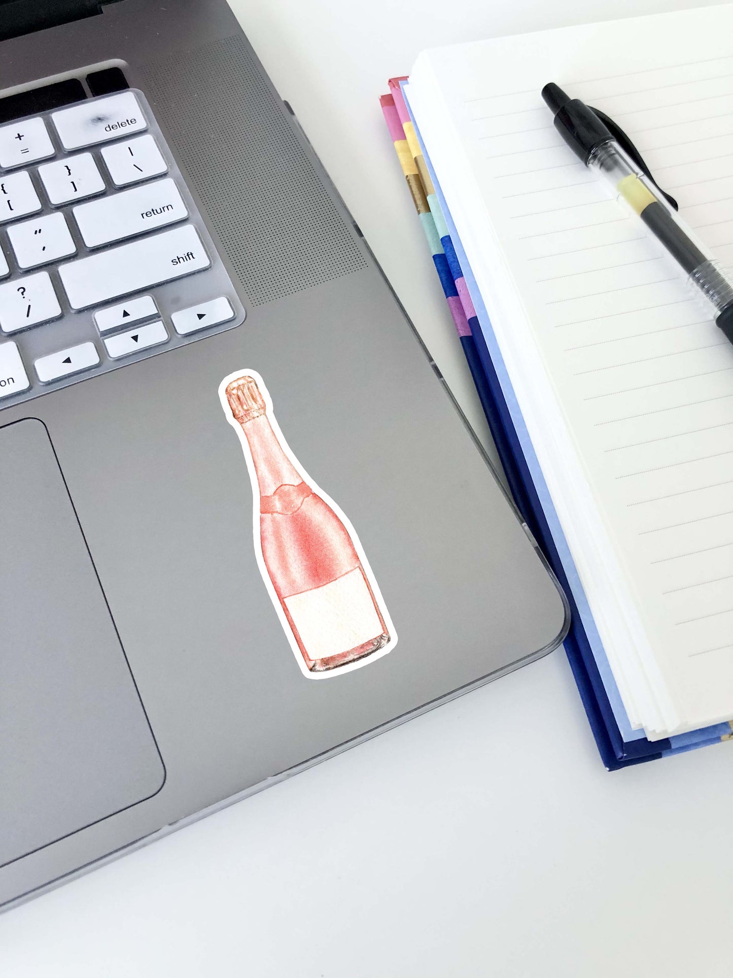 Rosé Champagne Sticker 3"x1"