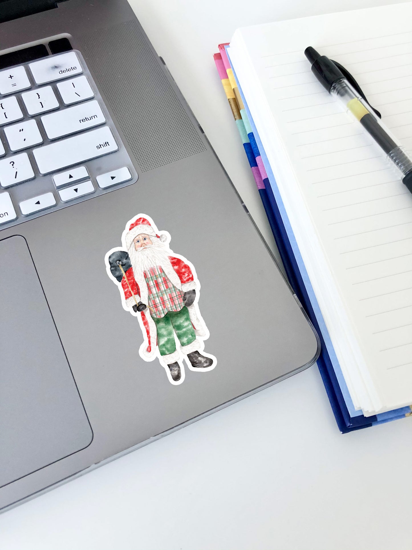 Santa Claus Sticker 3”x1.5”