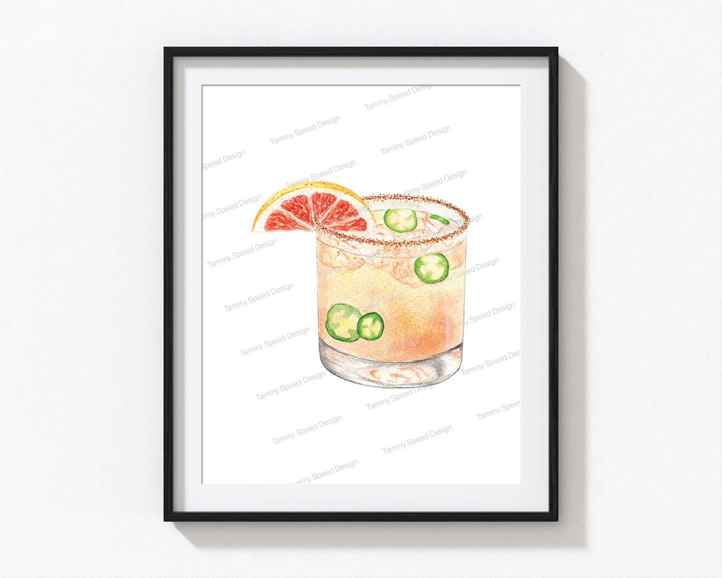 Spicy Grapefruit Margarita Digital Download