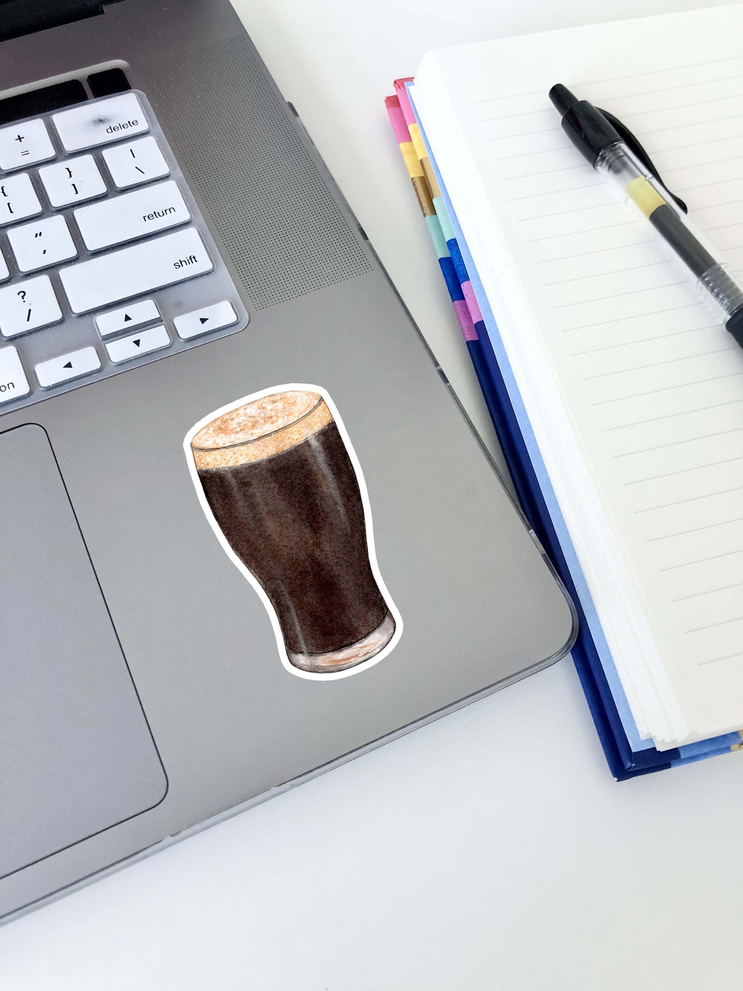 Stout Beer Sticker 3"x1.6"