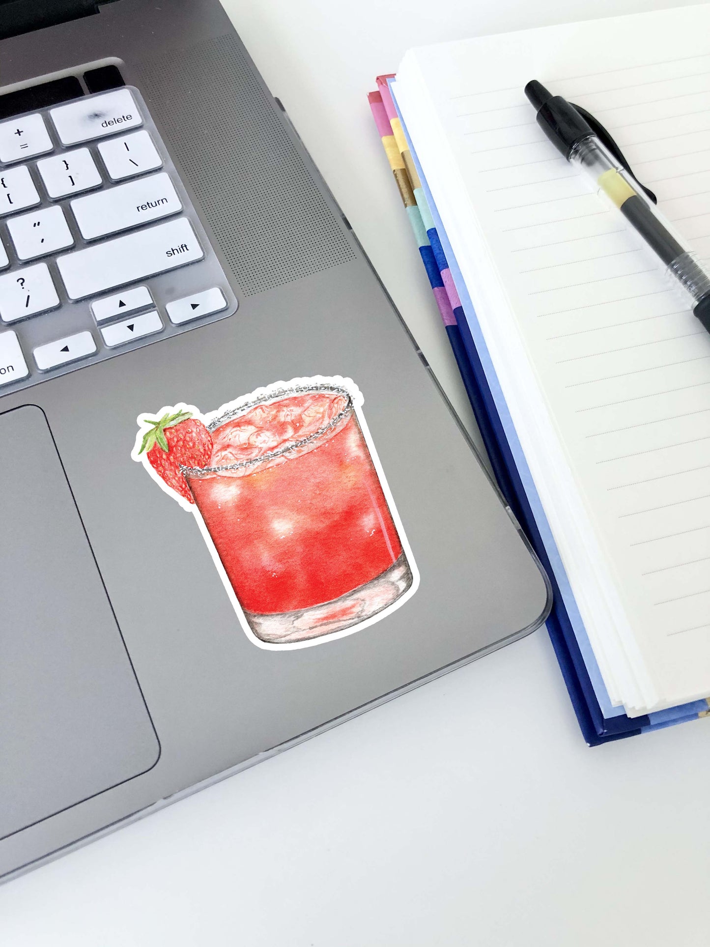 Strawberry Margarita Sticker 3"x2.5"