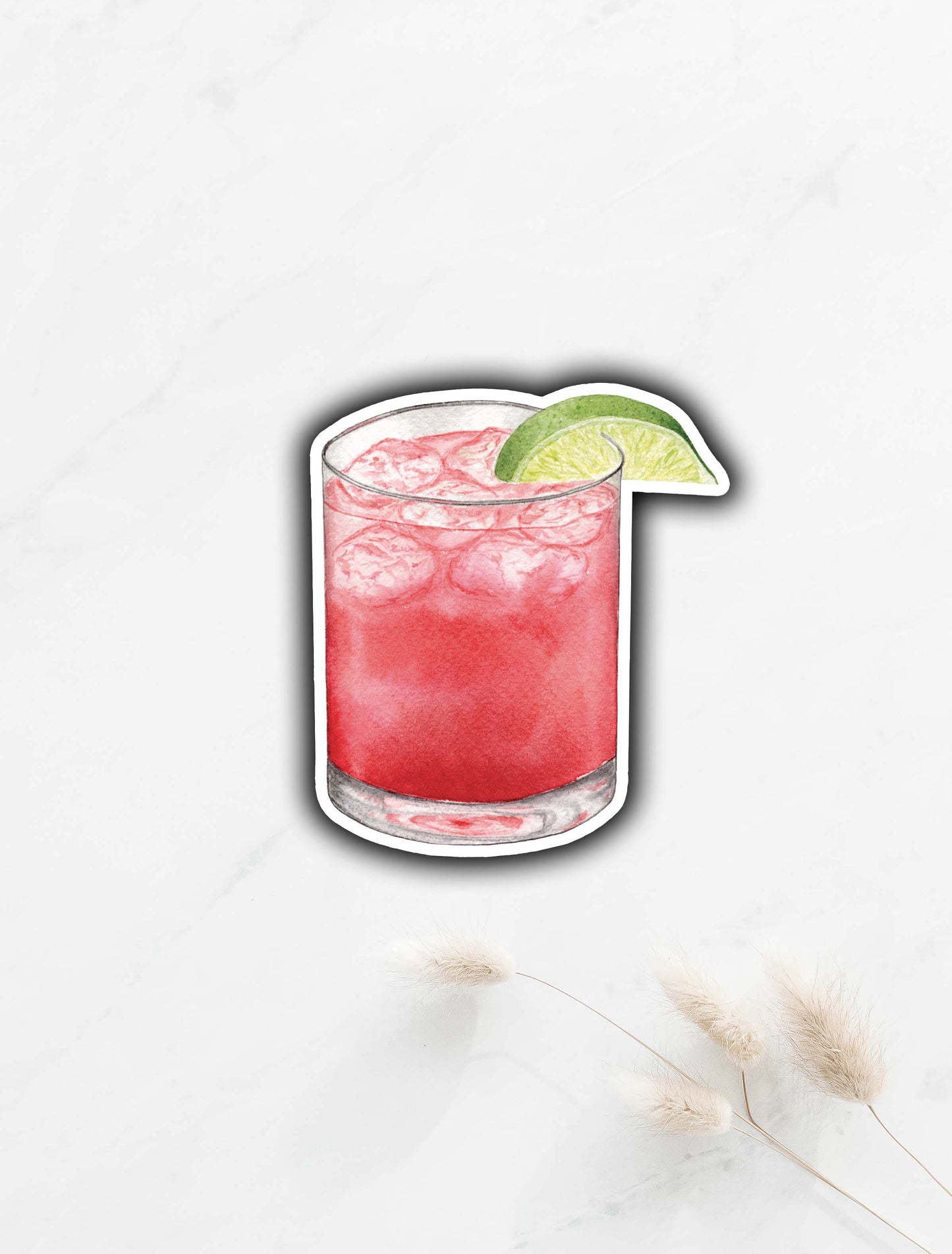Vodka Cranberry Sticker 3"x2.7"