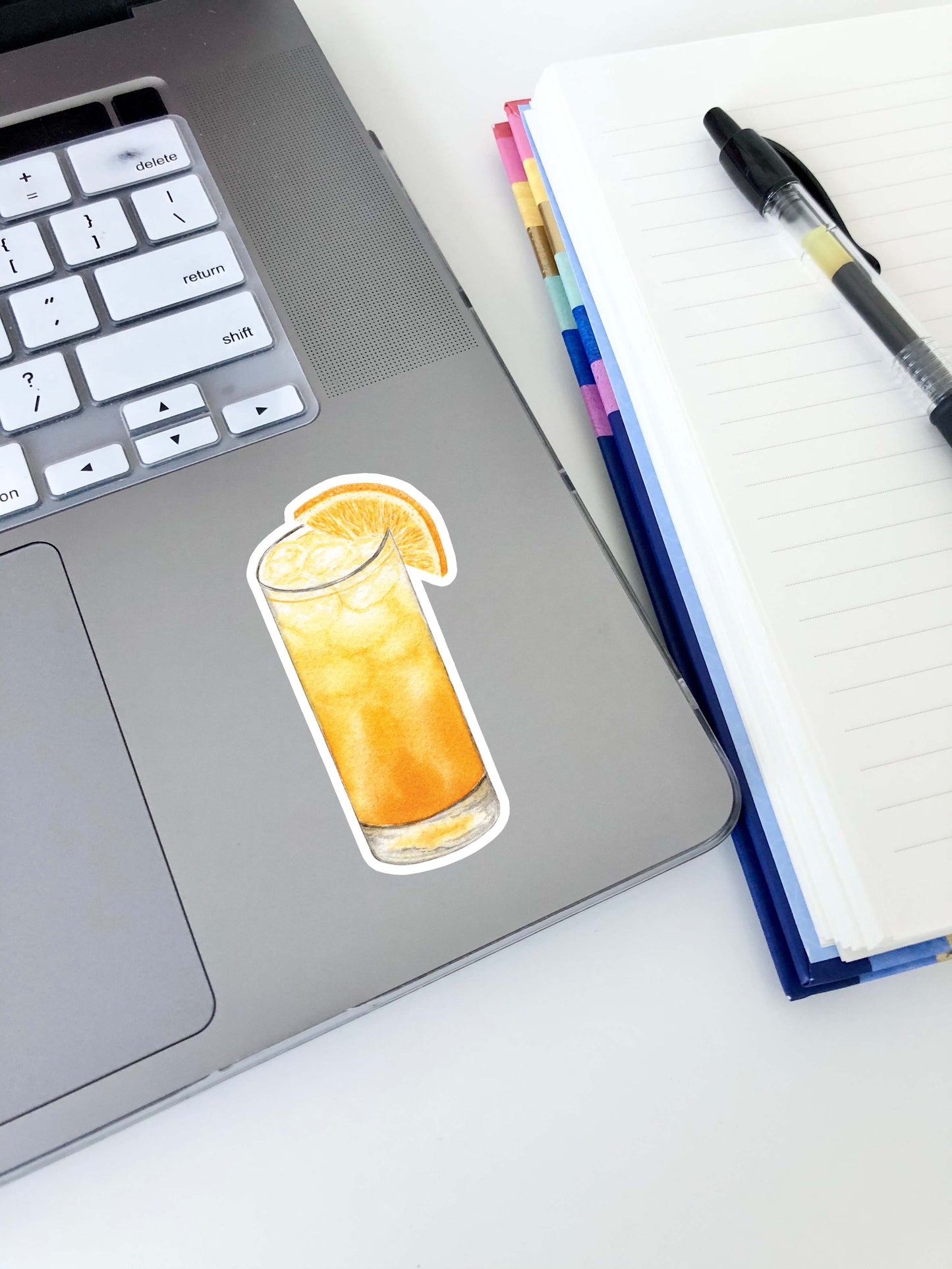 Screwdriver Cocktail Sticker 3"x1.5"