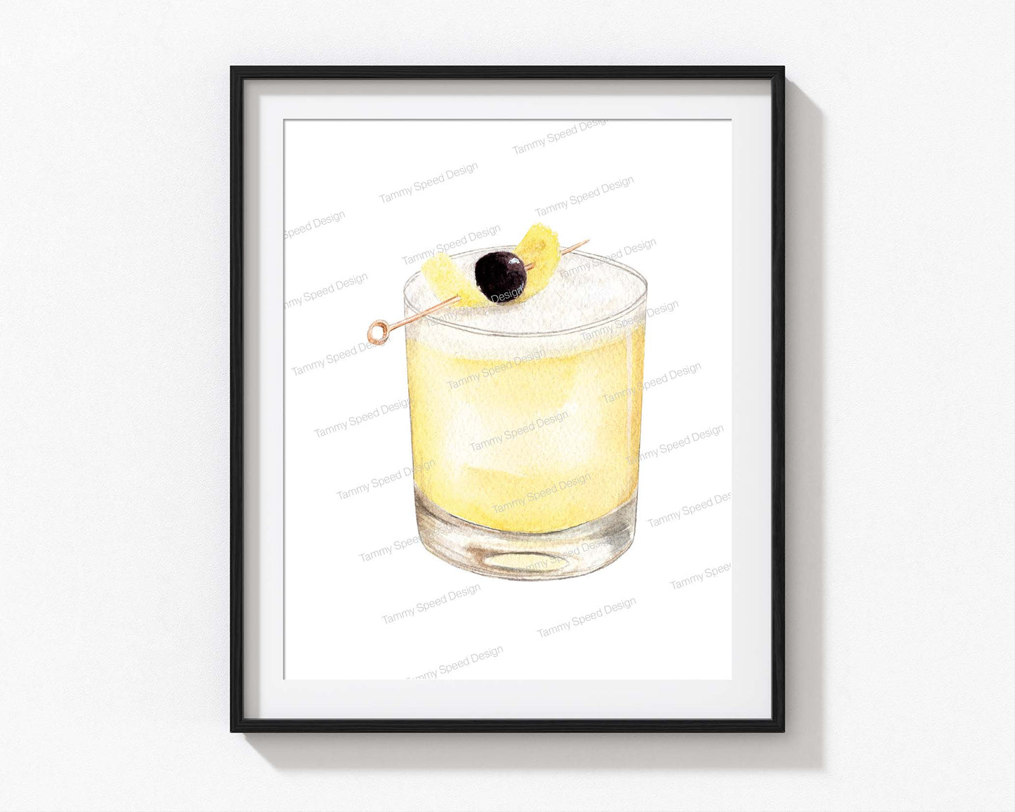 Whiskey Sour Art Print