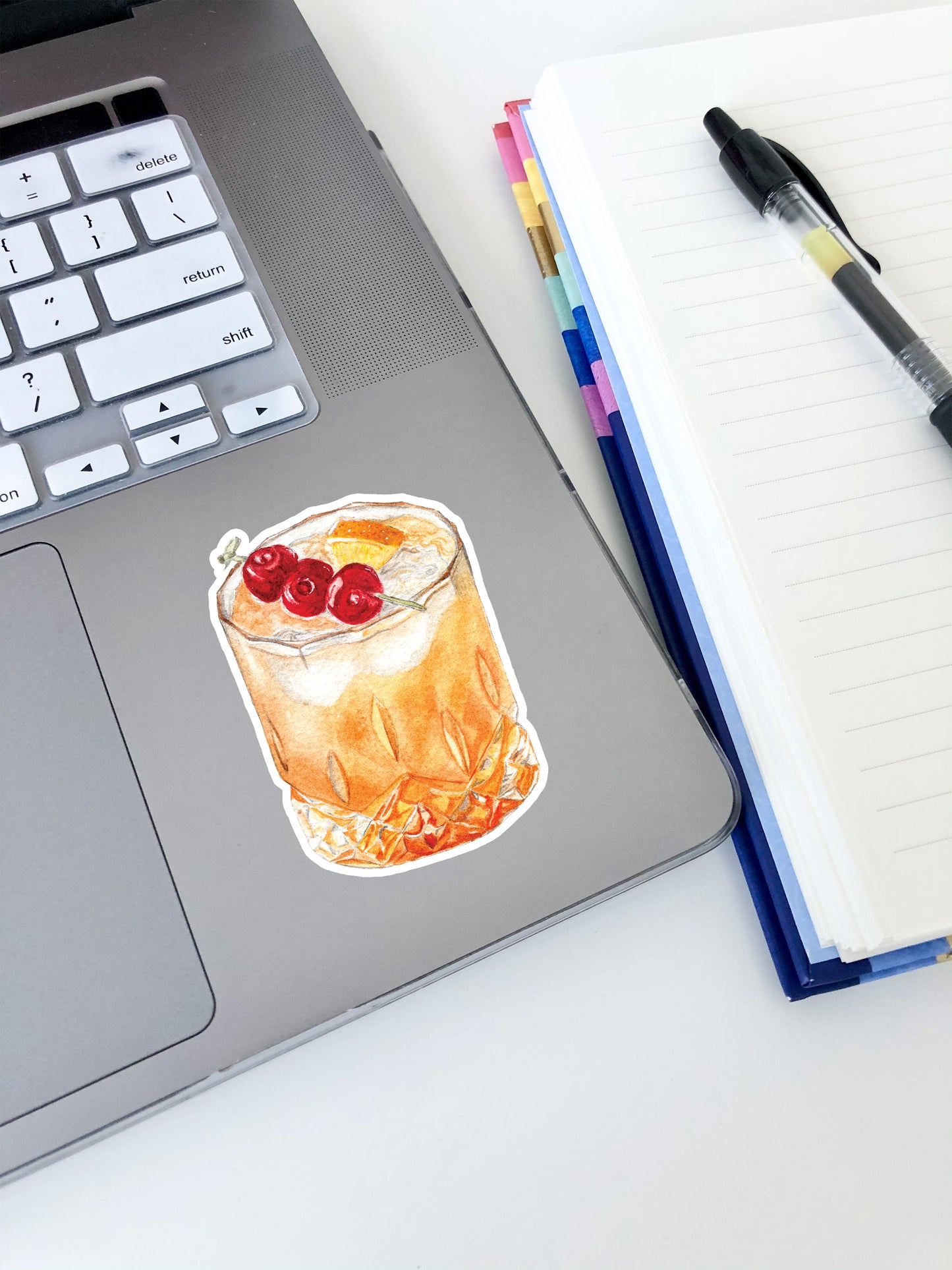 Wisconsin Old Fashioned Sticker 3"x2"