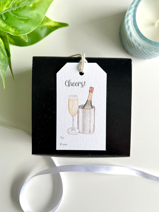 Champagne Gift Tag