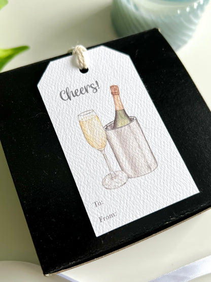 Champagne Gift Tag