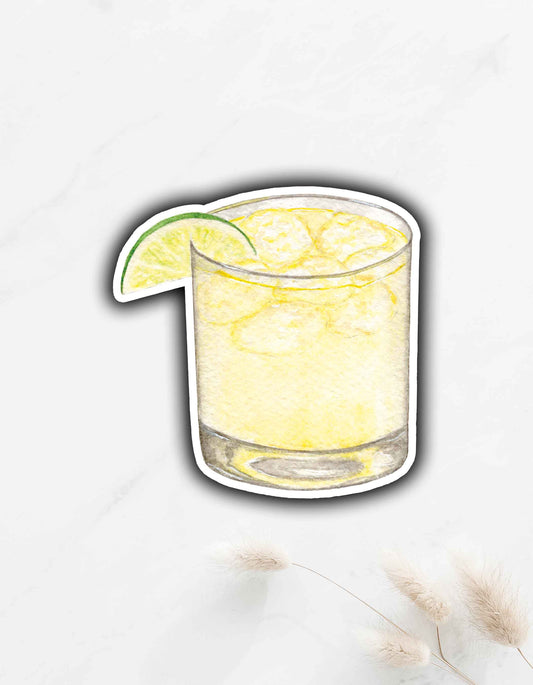 Pineapple Cocktail Sticker 3"x3"