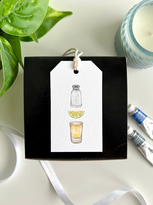 Tequila, Lime and Salt Gift Tag