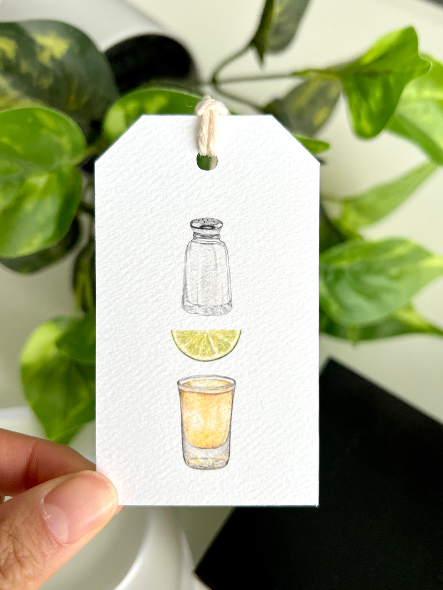 Tequila, Lime and Salt Gift Tag