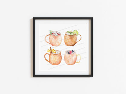 Moscow Mules Print
