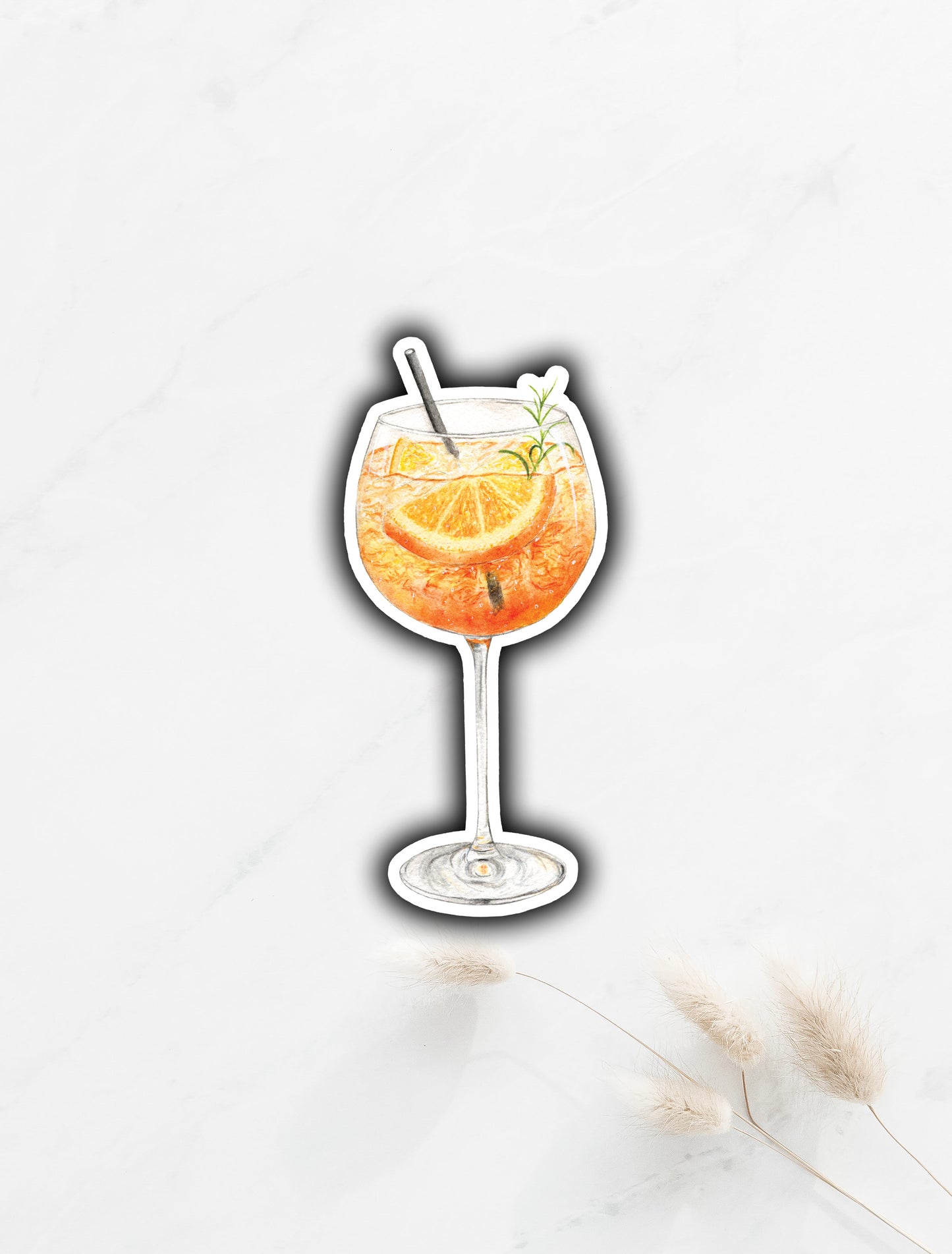 Aperol Spritz Sticker 3.2"x1.5"