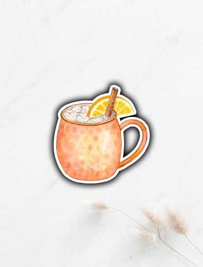 Apple Cider Moscow Mule Sticker 3"x2.9"