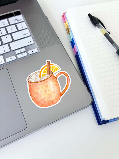 Apple Cider Moscow Mule Sticker 3"x2.9"