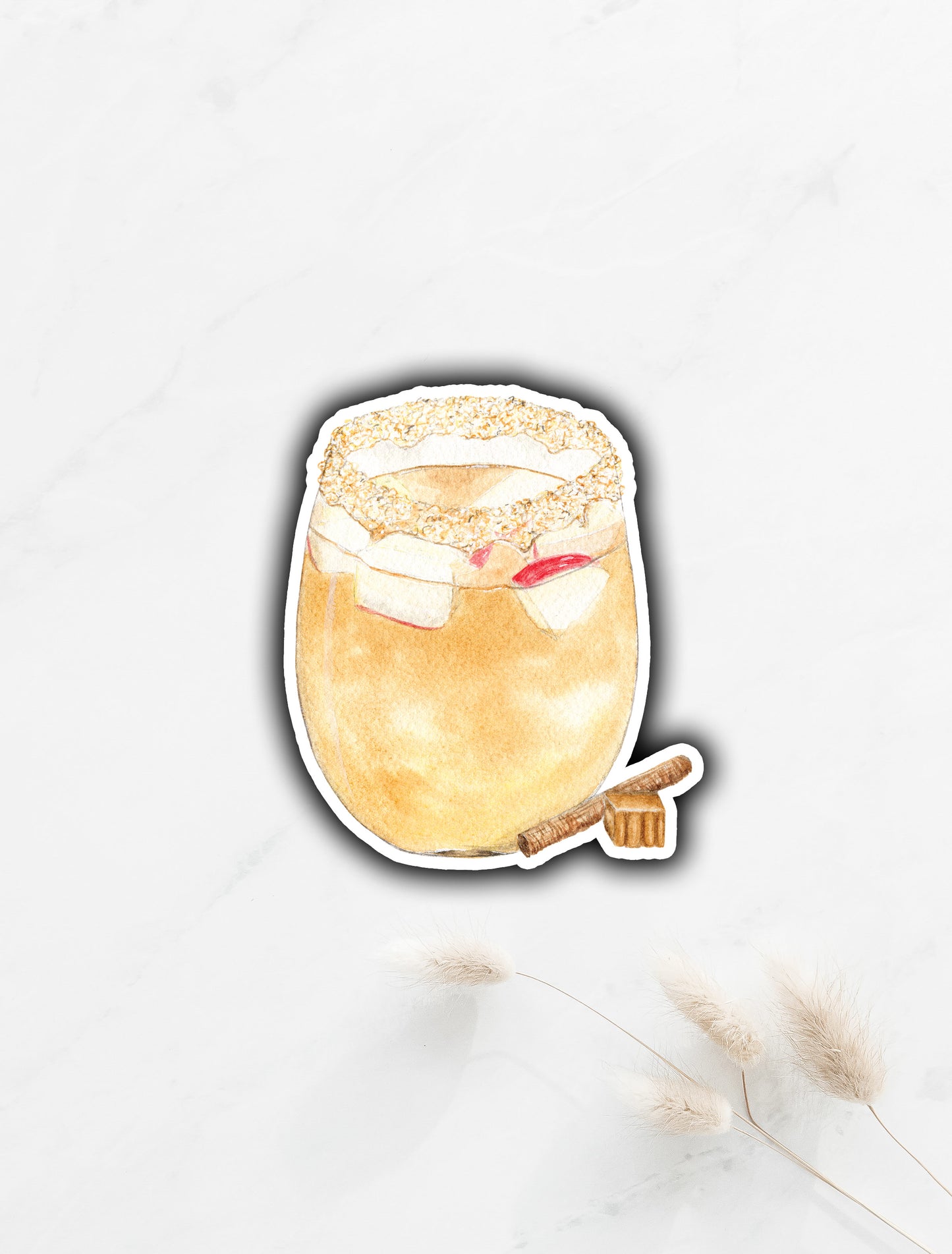 Apple Sangria Sticker 3"x2.5"