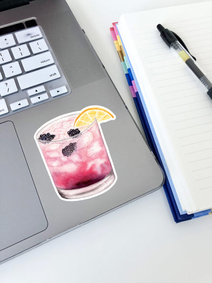 Blackberry Margarita Sticker 3"x2.9"