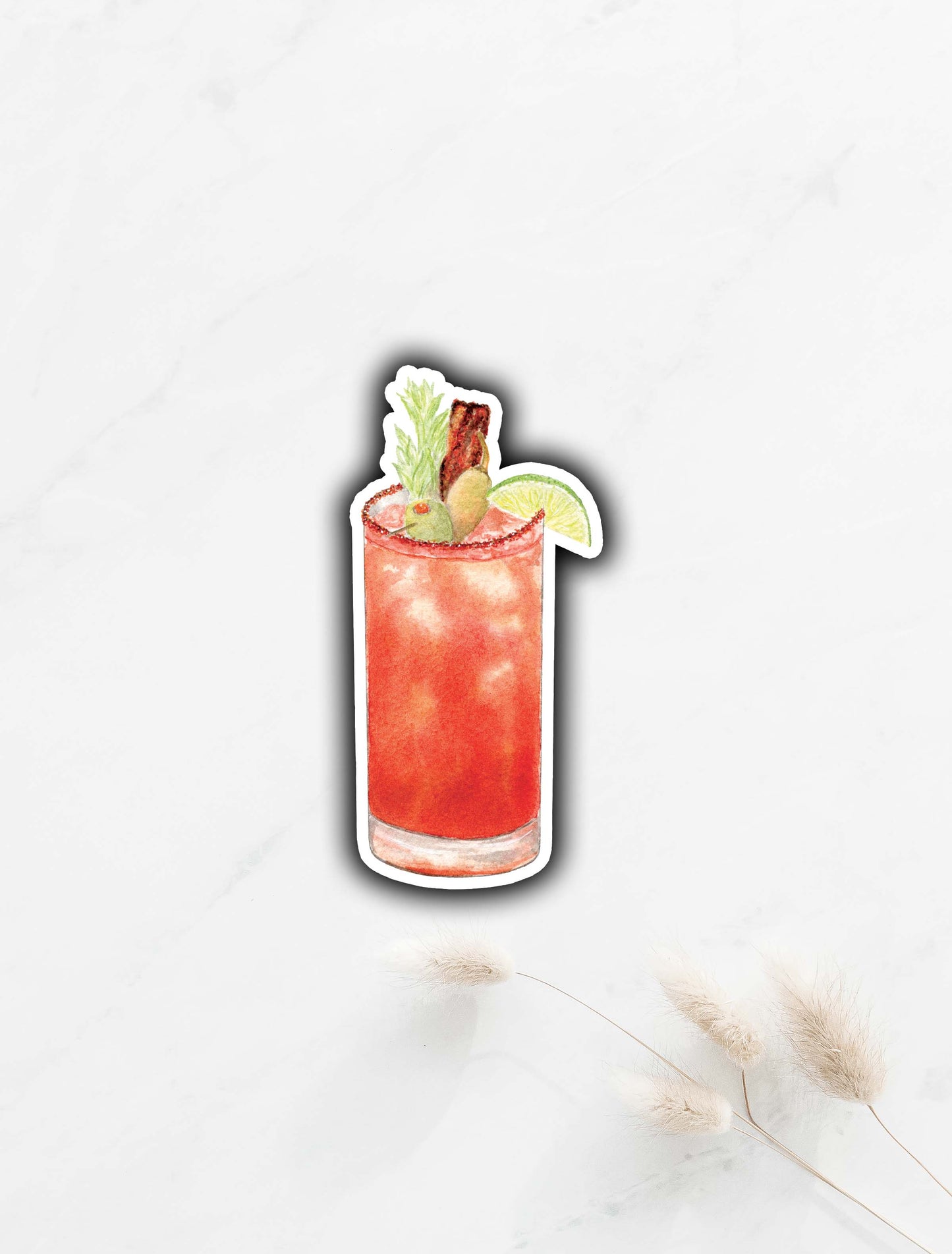 Bloody Mary Sticker 3.1"x1.5"