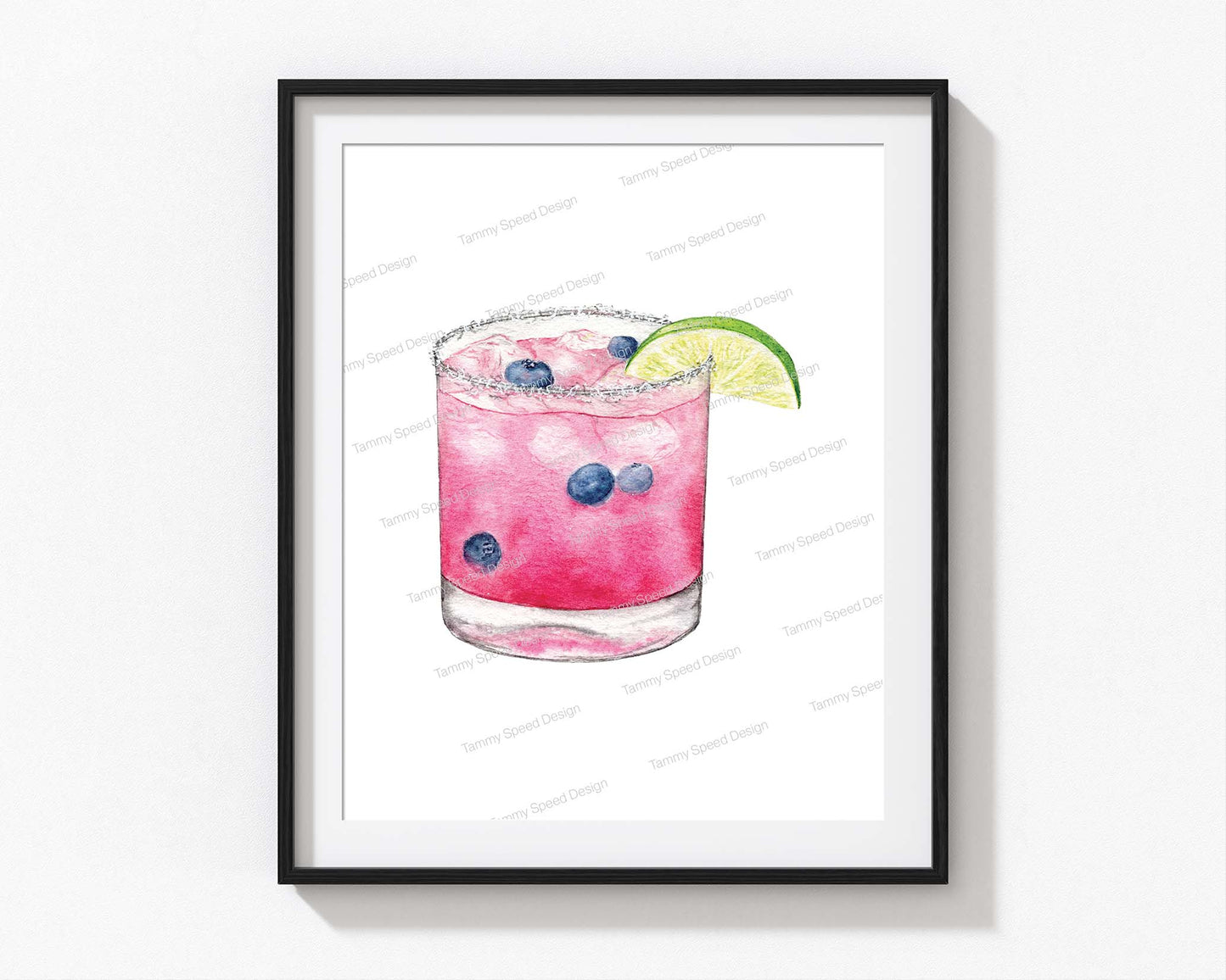 Blueberry Margarita Art Print