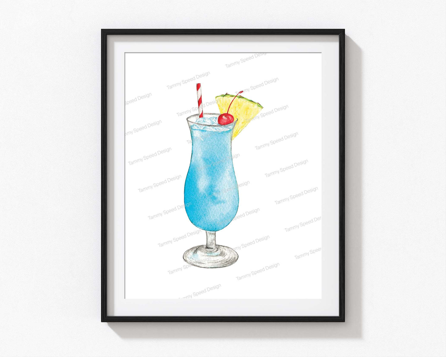 Blue Hawaiian Art Print