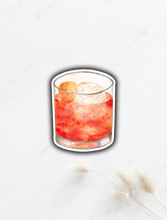 Boulevardier Sticker 3"x2.2