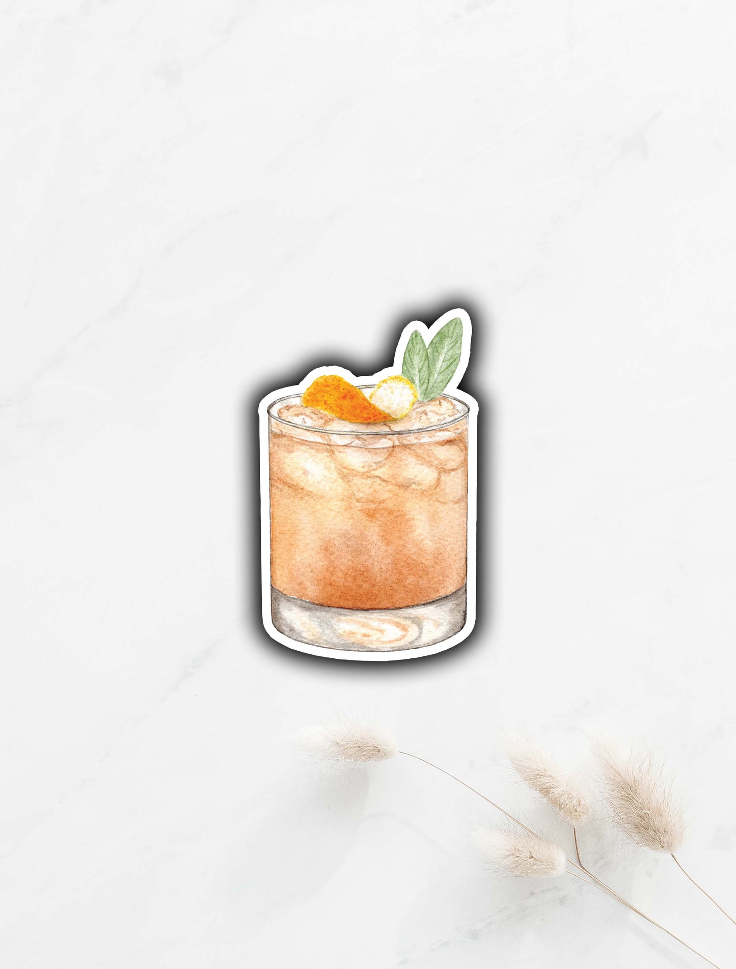 Bourbon Sage Sticker 3"x1.9"