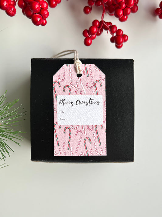 Candy Cane Gift Tag