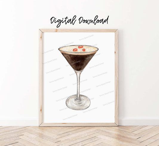 Chili Chocolate Espresso Martini Digital Download